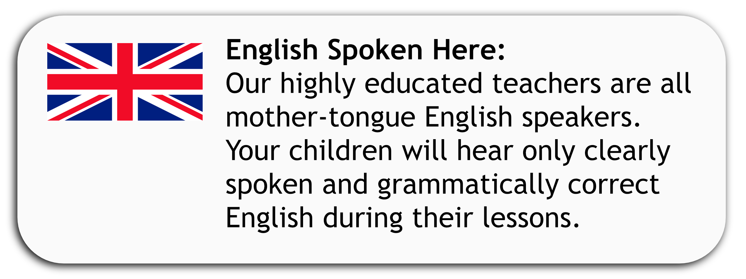 English Spoken Here